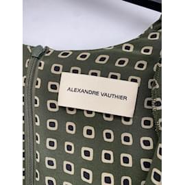 Alexandre Vauthier-ALEXANDRE VAUTHIER  Dresses T.fr 36 silk-Green