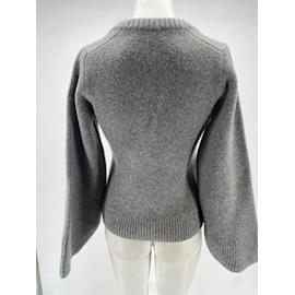 Khaite-KHAITE  Knitwear T.International S Cashmere-Grey