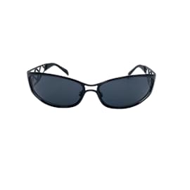 Chanel-CHANEL  Sunglasses T.  plastic-Navy blue