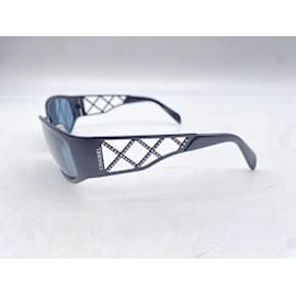 Chanel-Óculos de sol CHANEL T.  plástico-Azul marinho