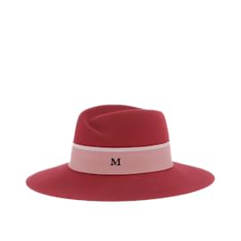 Maison Michel-Chapéus MAISON MICHEL T.Lã Internacional M-Vermelho