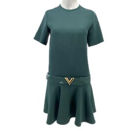 Louis Vuitton-LOUIS VUITTON  Dresses T.fr 36 Wool-Green