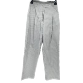 Autre Marque-NON SIGNE / UNSIGNED  Trousers T.International M Cotton-White