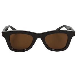 Bottega Veneta Gafas de sol Sharp Wayfarer marrones Castaño