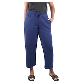 Autre Marque-Pantalon de jogging droit marine - taille L-Bleu Marine