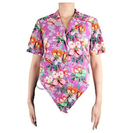 Isabel Marant-Camicia viola con stampa floreale - taglia FR 38-Porpora