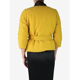 Dries Van Noten-Veste zippée jaune - taille FR 38-Autre