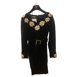 Chanel Edelweißkleid Schwarz