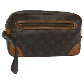 Pochette LOUIS VUITTON con monogramma Marly Dragonne GM M51825 LV Auth em5083 Monogramma