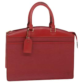 Louis Vuitton-LOUIS VUITTON Epi Riviera Sac à Main Rouge M48187 LV Auth e4116-Rouge
