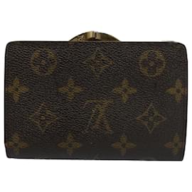 Louis Vuitton-LOUIS VUITTON Monogram Porte Monnaie Billets Viennois Wallet M61663 Auth ki3609-Monograma