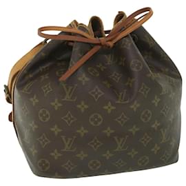 Louis Vuitton-LOUIS VUITTON Monogram Petit Noe Shoulder Bag M42226 LV Auth 56020-Monogram