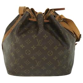 Louis Vuitton-LOUIS VUITTON Monogram Petit Noe Shoulder Bag M42226 LV Auth 56020-Monogram