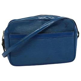 Louis Vuitton-LOUIS VUITTON Epi Trocadero 27 Bolsa de ombro azul M52315 LV Auth bs8829-Azul