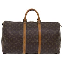 Louis Vuitton-Louis Vuitton Monogram Keepall 50 Sac Boston M41426 Auth LV 56253-Monogramme