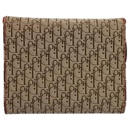 Christian Dior-Christian Dior Trotter Canvas Rasta Color Day Planner Couverture Beige Auth ar10439-Beige