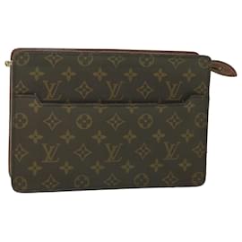 Louis Vuitton-LOUIS VUITTON Monogram Pochette Homme Clutch Bag M51795 LV Auth ac2259-Monogram