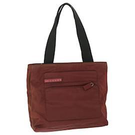 Prada-PRADA Hand Bag Nylon Red Auth ar10468-Red