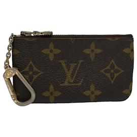 Louis Vuitton-LOUIS VUITTON Monogram Pochette Cles Porte-monnaie M62650 Auth LV 56690-Monogramme