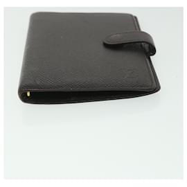 Louis Vuitton-LOUIS VUITTON Taiga Agenda PM Tagesplaner Cover Acajou R20416 LV Auth 56790-Andere