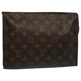 Louis Vuitton-Louis Vuitton Monogram Poche Toilette 26 Bolsa M47542 LV Auth yk9093-Monograma