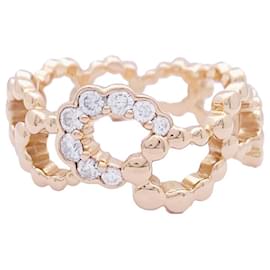 Dior-Dior ring "Archi Dior Mid-century", Rose gold, diamants.-Other