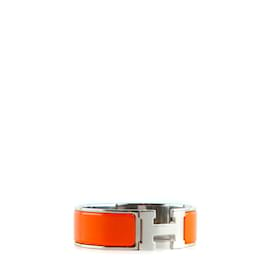 Hermès-HERMÈS Bracelets T.  acier-Orange