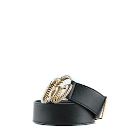 Gucci-GUCCI  Belts T.cm 85 leather-Black