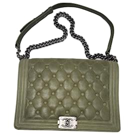 Chanel-CHANEL  Handbags   Cloth-Green
