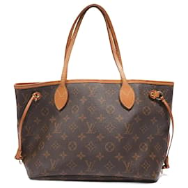 Louis Vuitton-Louis Vuitton Neverfull Toile enduite monogramme PM-Marron