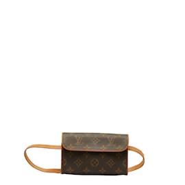 Louis Vuitton-Monograma Pochette Florentine M51855-Marrom