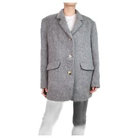 Vince Grey pebble-textured blazer coat - size S Other