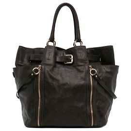 Bolsa tote de couro marrom Dolce & Gabbana Marrom Castanho escuro