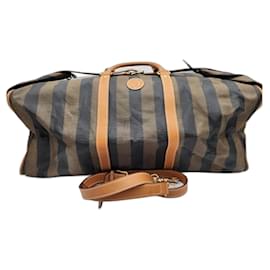 Fendi-Fendi Brown Boston Travel Bag-Brown