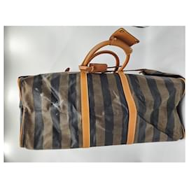 Fendi-Fendi Brown Boston Travel Bag-Brown