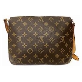 Louis Vuitton-Monogram Musette Salsa Correa Corta M51257-Castaño