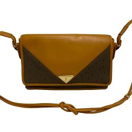Yves Saint Laurent Borsa a tracolla in pelle Marrone