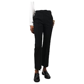 Autre Marque-Black bootleg trousers - size UK 4-Black