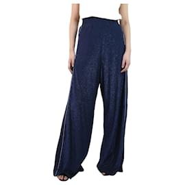 Golden Goose Deluxe Brand-Blue glittery trousers - size M-Blue