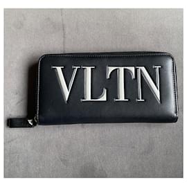 Valentino-Monederos, carteras, casos-Negro