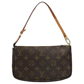 Louis Vuitton-LOUIS VUITTON Monogramm Pochette Accessoires Tasche M.51980 LV Auth am5109-Monogramm