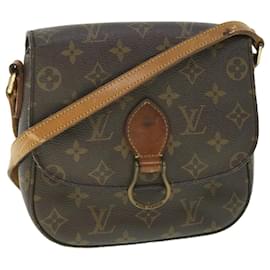 Louis Vuitton-LOUIS VUITTON Monogram Saint Cloud MM Bolso de hombro M51243 LV Auth ar10461-Monograma