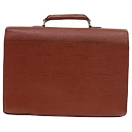 Louis Vuitton-LOUIS VUITTON Epi Serviette Conseiller Briefcase Brown M54423 LV Auth bs9034-Brown