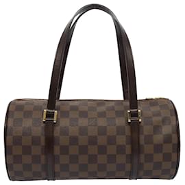 Louis Vuitton-Louis Vuitton Damier Ébène Papillon 30 Bolsa de mão N51303 Autenticação de LV 56747UMA-Outro