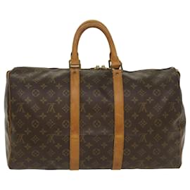 Louis Vuitton-Louis Vuitton-Monogramm Keepall 45 Boston Bag M.41428 LV Auth 56246-Monogramm