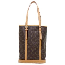 Louis Vuitton-LOUIS VUITTON Monogram Bucket GM Shoulder Bag M42236 LV Auth yk9019-Monogram