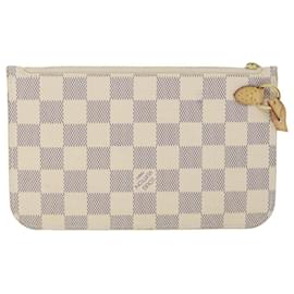 Louis Vuitton-LOUIS VUITTON Damier Azur Neverfull PM Pouch Accessory Pouch LV Auth yk9142-Other
