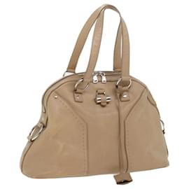 Saint Laurent-Borsa tote SAINT LAURENT Pelle Beige 156464 Auth FM2827-Beige