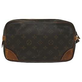 Louis Vuitton-LOUIS VUITTON Monogramm Marly Dragonne PM Clutch Bag M.51827 LV Auth bs8871-Monogramm