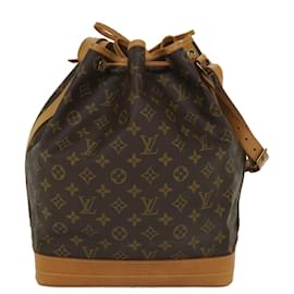 Louis Vuitton-LOUIS VUITTON Monogram Noe Shoulder Bag M42224 LV Auth 54320-Monogram